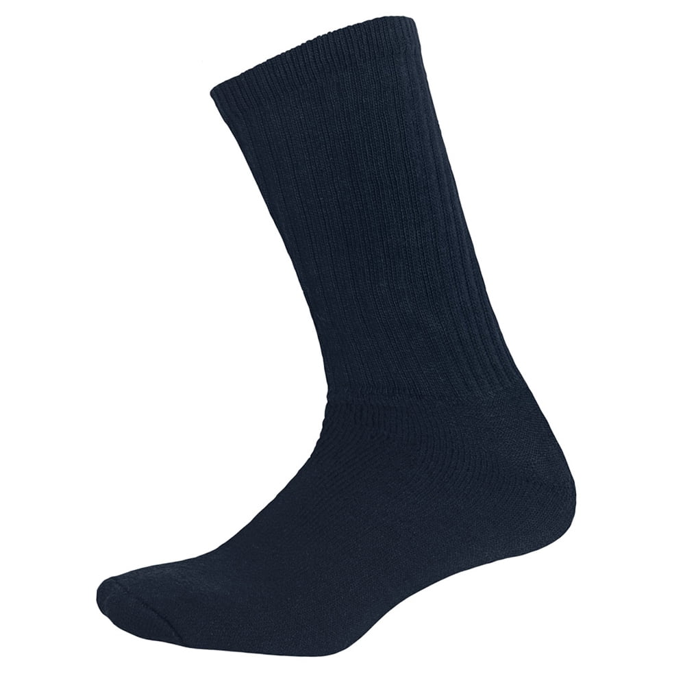 Rothco Athletic Crew Socks, Navy Blue, 10 13