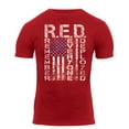 thumbnail image 1 of Rothco Athletic Fit R.E.D. (Remember Everyone Deployed) T-Shirt,Red,3XL, 1 of 3