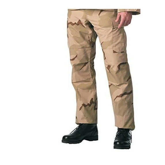Rothco BDU Pant, Tri-Color Swat Cloth, Large
