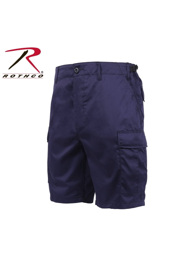 6760 Men Tactical Battle Dress Uniform Shorts, Navy Blue - Medium