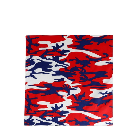 Rothco Bandana - Red White Blue Camo, Red White Blue Camo, One-Size