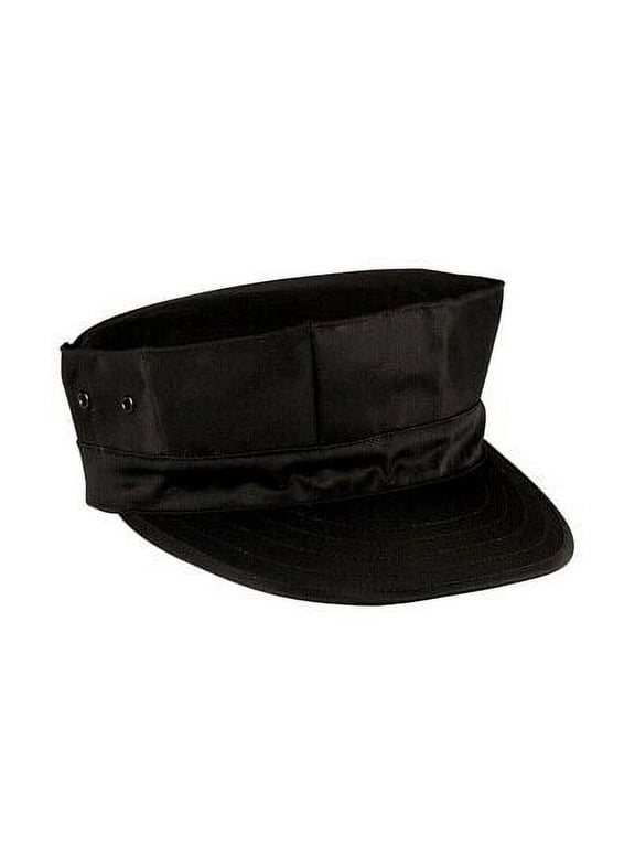 Black 8 Point Cap - 5632
