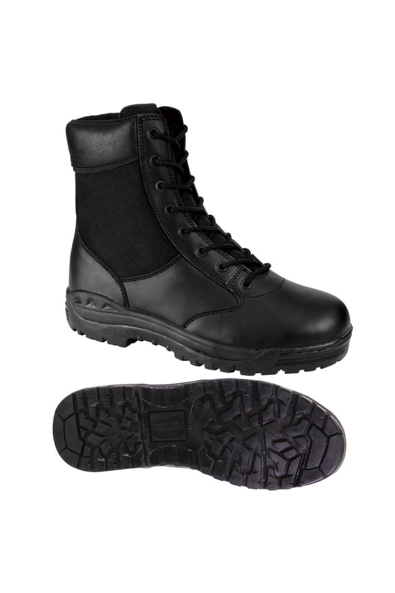 Black 8-inch Tactical Boot for Police/SWAT EMS/EMT