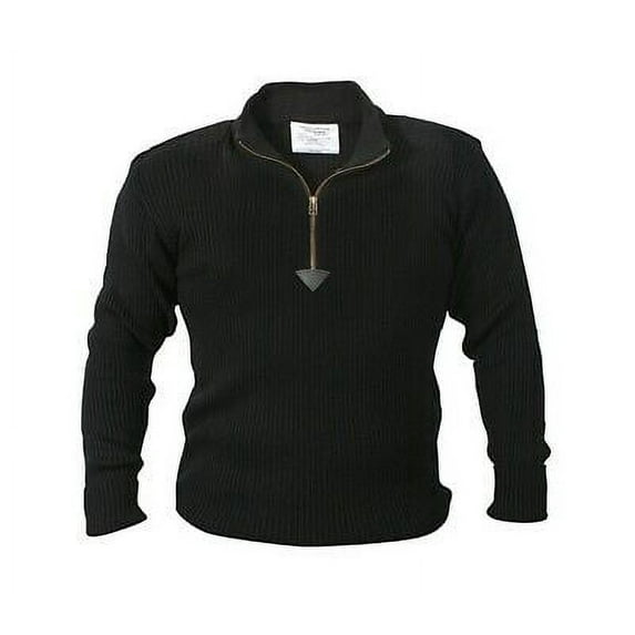 Rothco Black Acrylic Commando Sweater - 3390