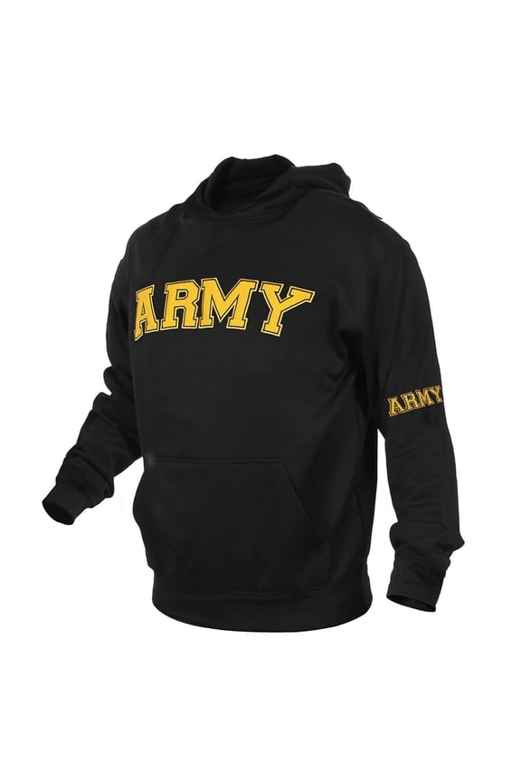 Black Army Pullover Hoodie - 2055 - 3X-Large