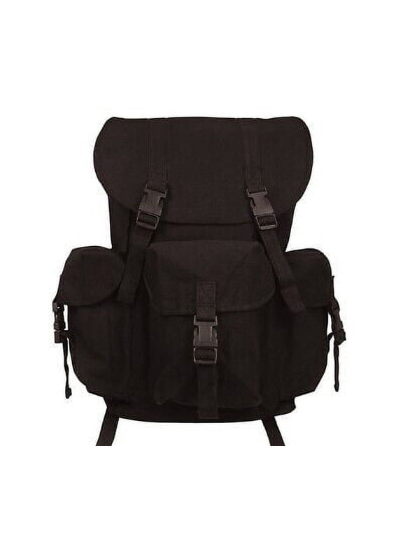 Black Canvas Outfitter Rucksack - 9202