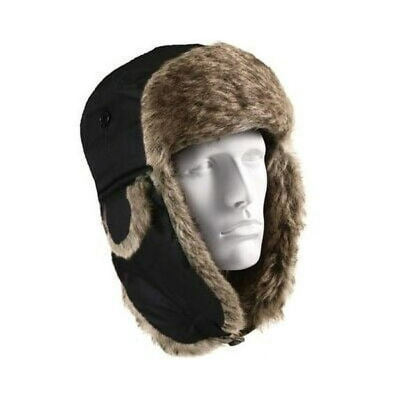Rothco Fur Flyer's Hat Black 9870