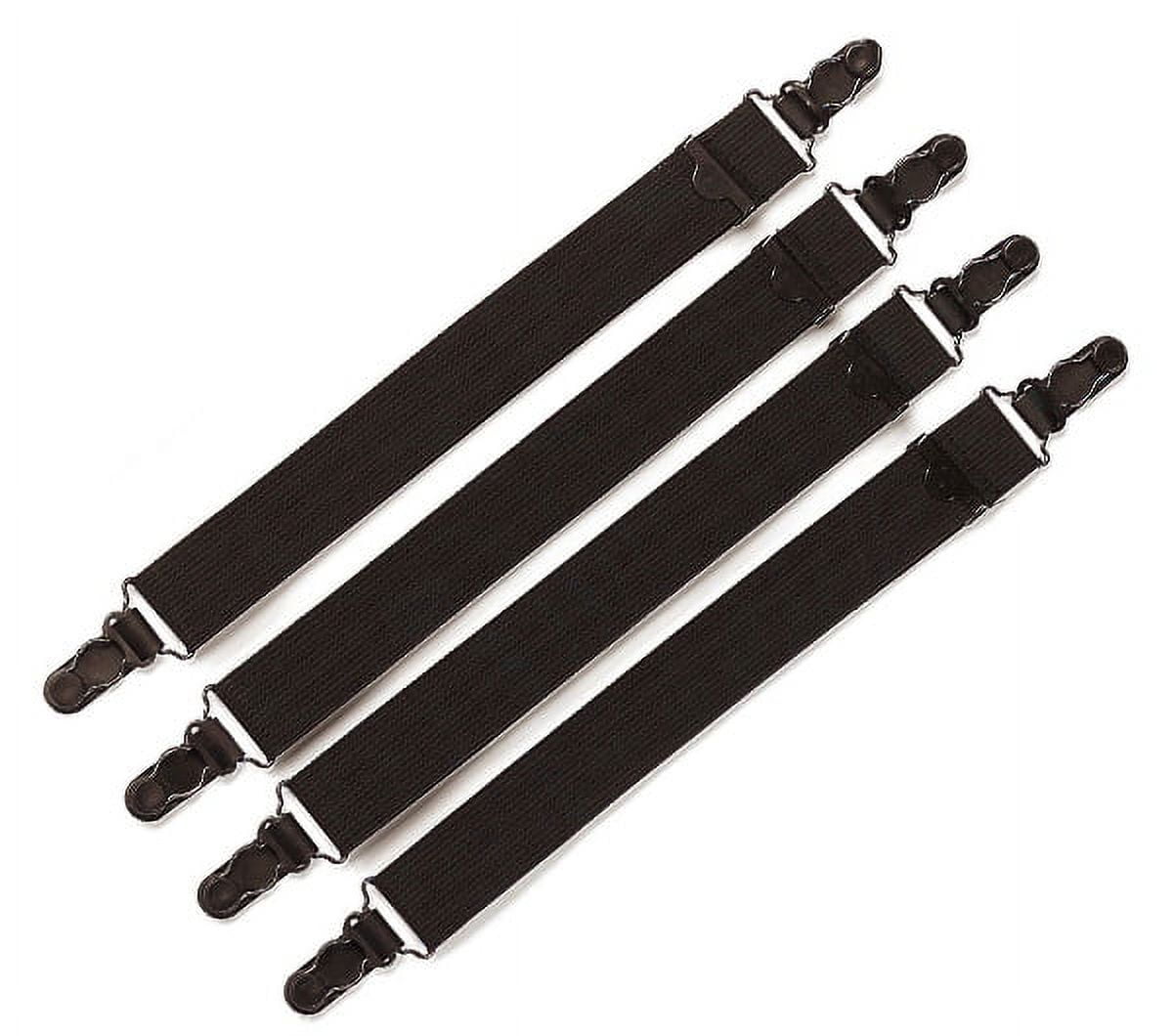 Rothco Black Military 4Piece Straight Shirt Stays