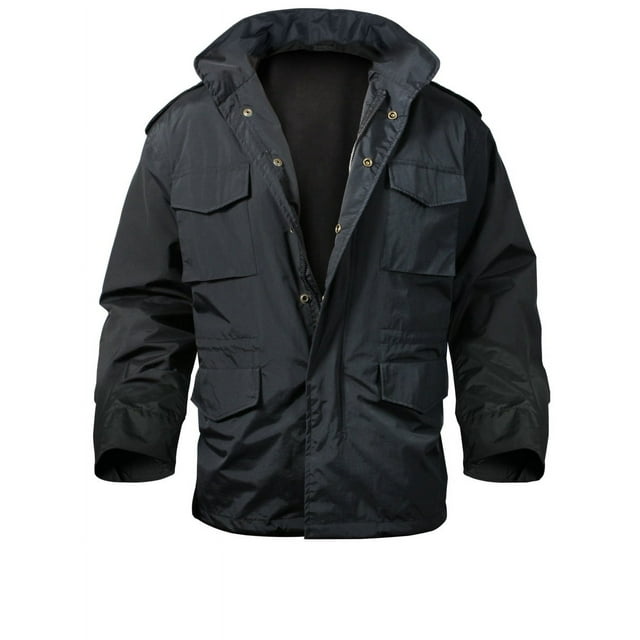 Rothco Black Nylon M-65 Storm Jacket