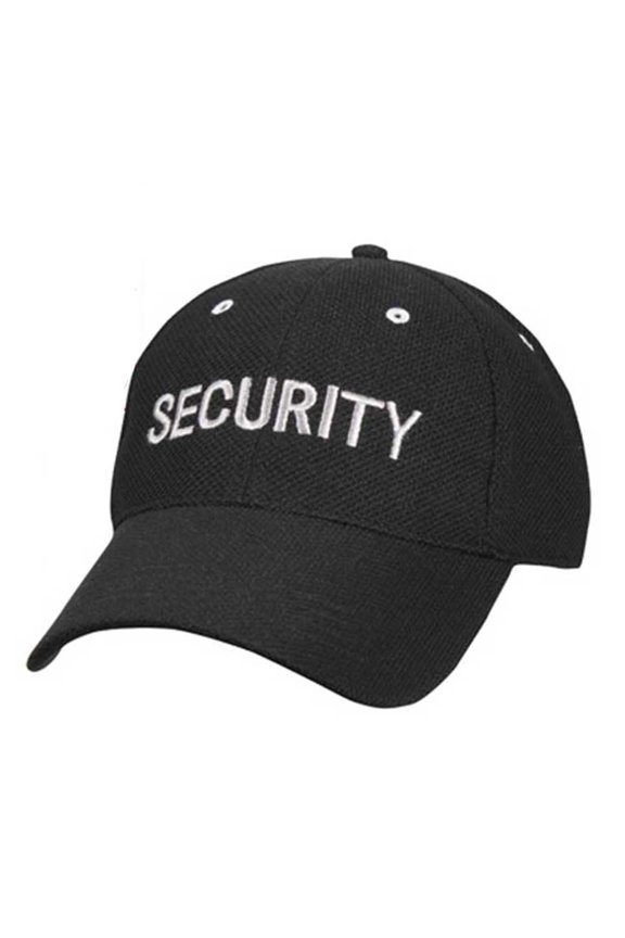 Black Security Cap - 9275