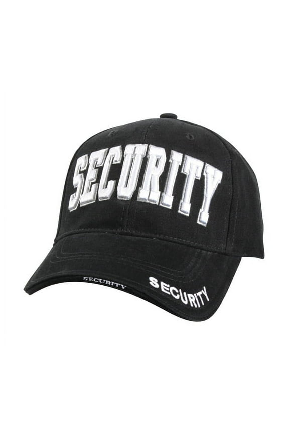 10910 Security Deluxe Low Profile Cap, Black & White