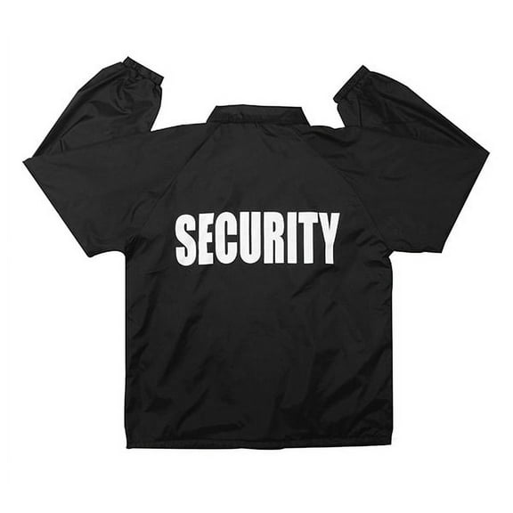 Rothco Black Security Coaches Jacket - 7648