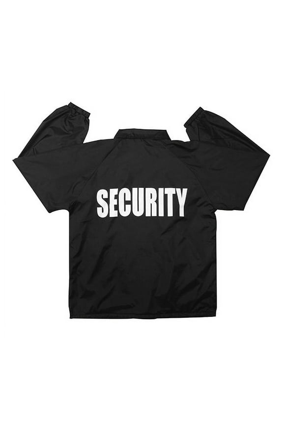 Black Security Coaches Jacket - 7648