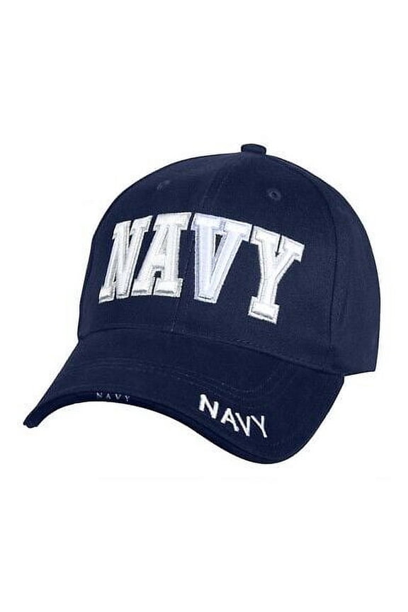 10933 Deluxe Navy Low Profile Cap, Navy Blue