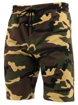 Camo sweat best sale shorts mens