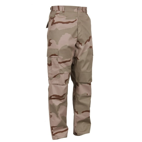 Rothco Camo BDU Pants - Men's, Tri-Color Desert Camo, Extra Small, 8965