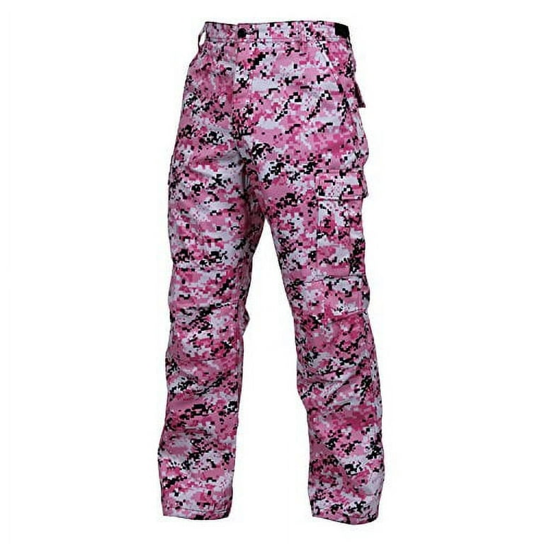 Rothco Camo BDU Pants, Pink Digital Camo, X-Small 