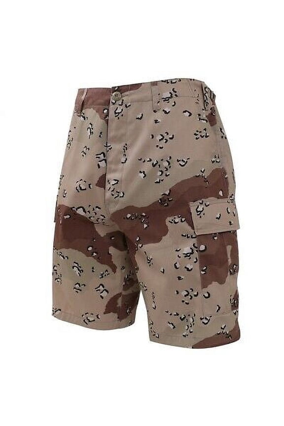Camo BDU Shorts,6-Color Desert Camo,X-Large