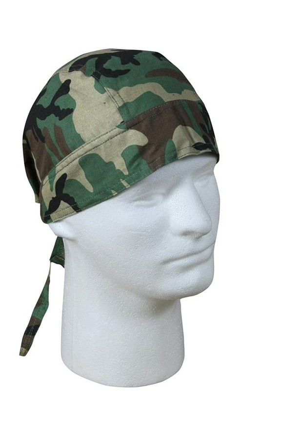 Camo Headwrap - Woodland Camo