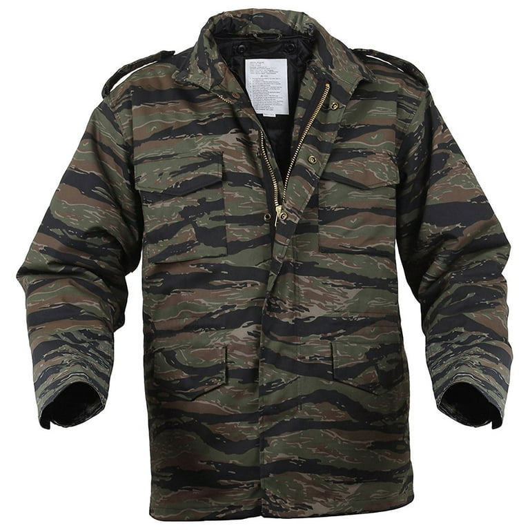 Rothco Camo M-65 Field Jacket - Men's, Tiger Stripe Camo