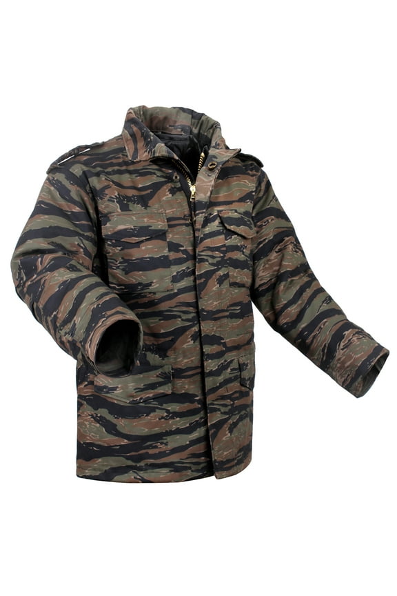 M-65 Field Jacket, Tiger Stripe Camo, 4XL