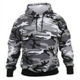 thumbnail image 1 of Rothco Camo Pullover Hooded Sweatshirt, City Camo, 3XL, 1 of 2