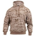 thumbnail image 1 of Rothco Camo Pullover Hooded Sweatshirt, Desert Digital Camo, S, 1 of 2