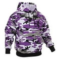 thumbnail image 1 of Rothco Camo Pullover Hooded Sweatshirt, Ultra Violet Camo, 3XL, 1 of 2