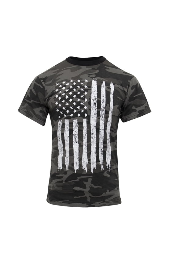 Camo US Flag T-Shirt