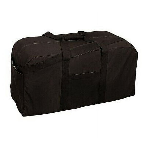 Rothco Canvas Jumbo Cargo Bag, Black