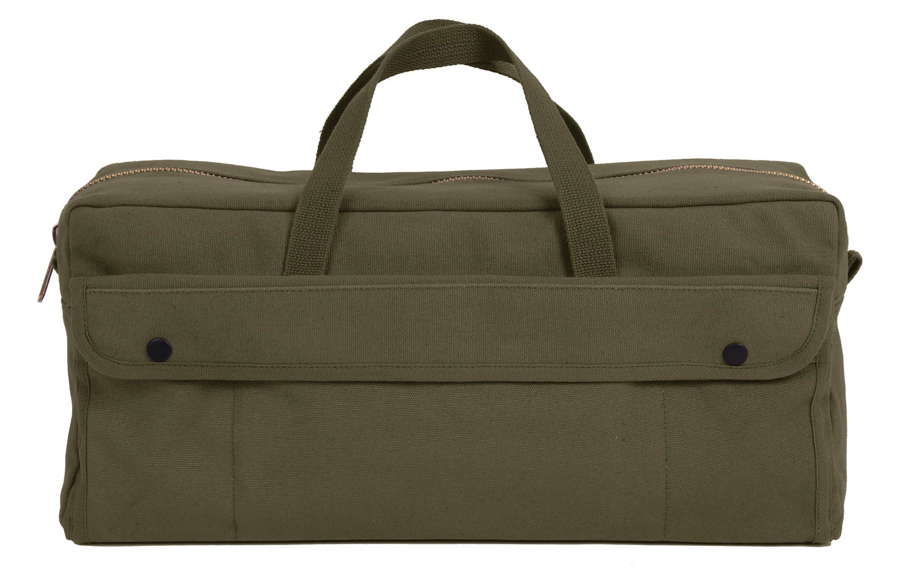 Rothco Canvas Jumbo Tool Bag With Brass Zipper Black Walmart