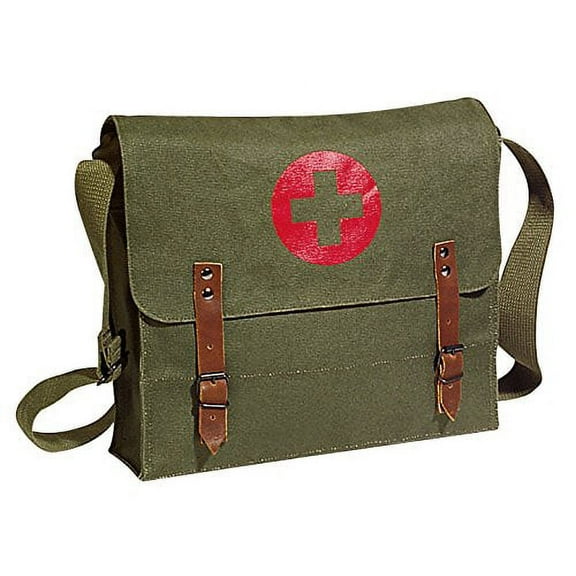 Rothco 9337 Canvas Nato Medic Bag, Olive Drab
