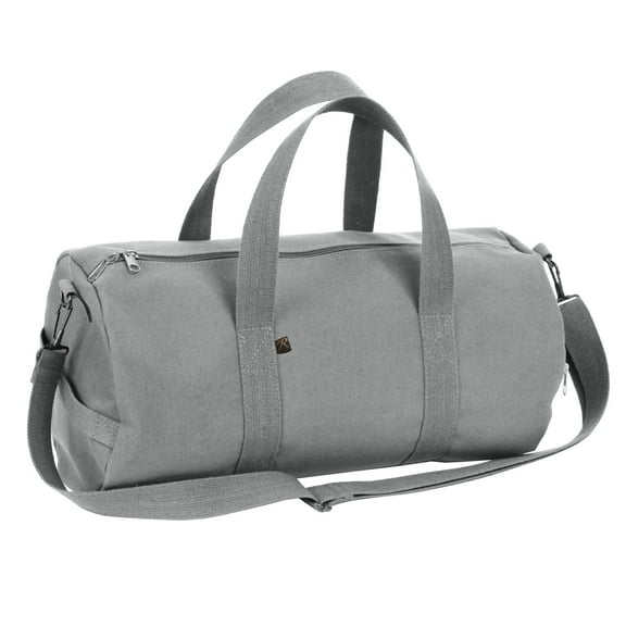 Rothco Canvas Shoulder Duffle Bag,Grey