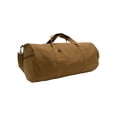 thumbnail image 1 of Rothco 23605 Canvas Shoulder Duffle Bag, Work Brown - 24 in., 1 of 3