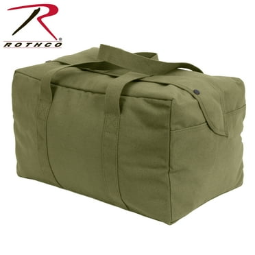 Rothco Canvas Small Parachute Cargo Bag, Olive Drab