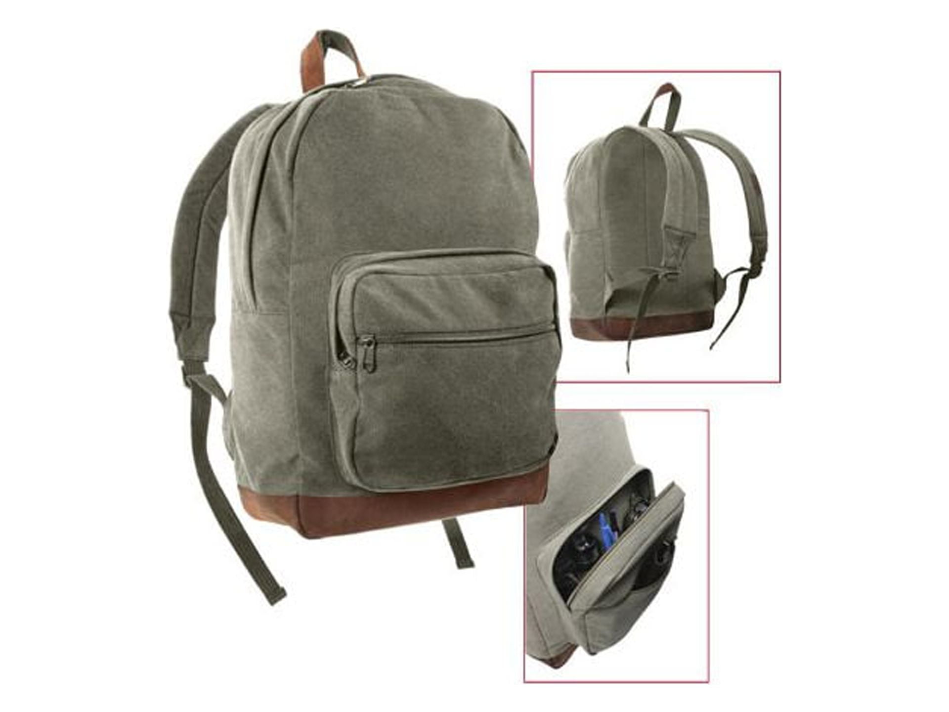 Rothco Canvas Teardrop Backpack - Olive Drab