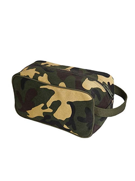 18623 Canvas Travel Dopp Kit, Woodland Camo