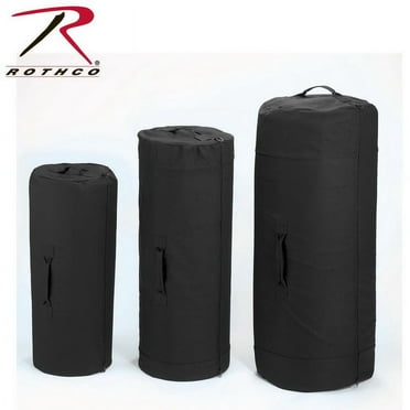 Rothco Canvas Zipper Duffle Bag, 21'' x 36'', Black