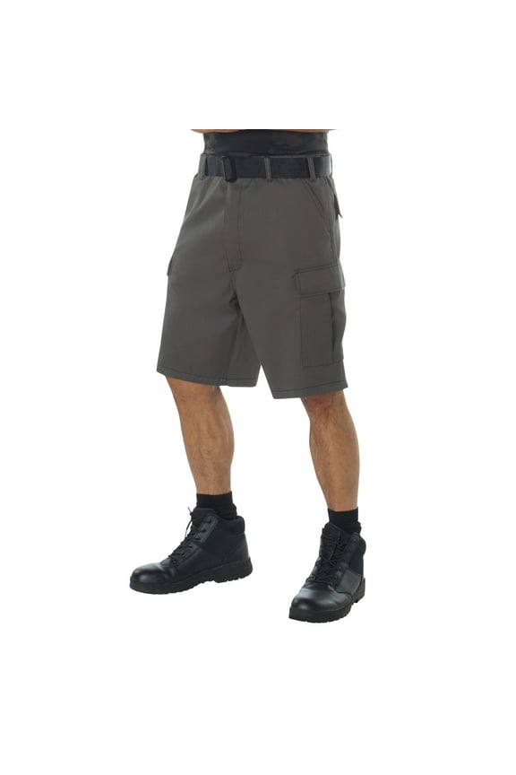 23517 Men Tactical Battle Dress Uniform Shorts, Charcoal Gray - Large