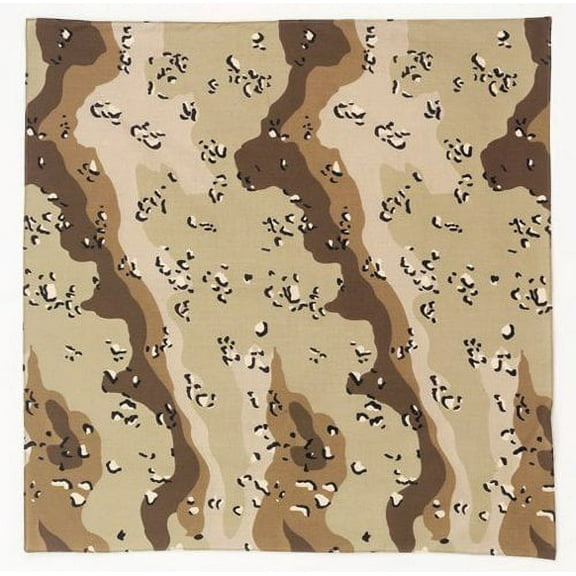 Rothco 2827 Classic Camo Bandana, 6-Color Desert Camo