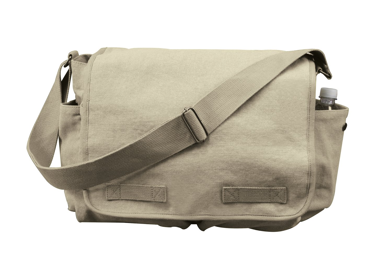 Rothco Classic Canvas Messenger Bag, Khaki - image 1 of 3