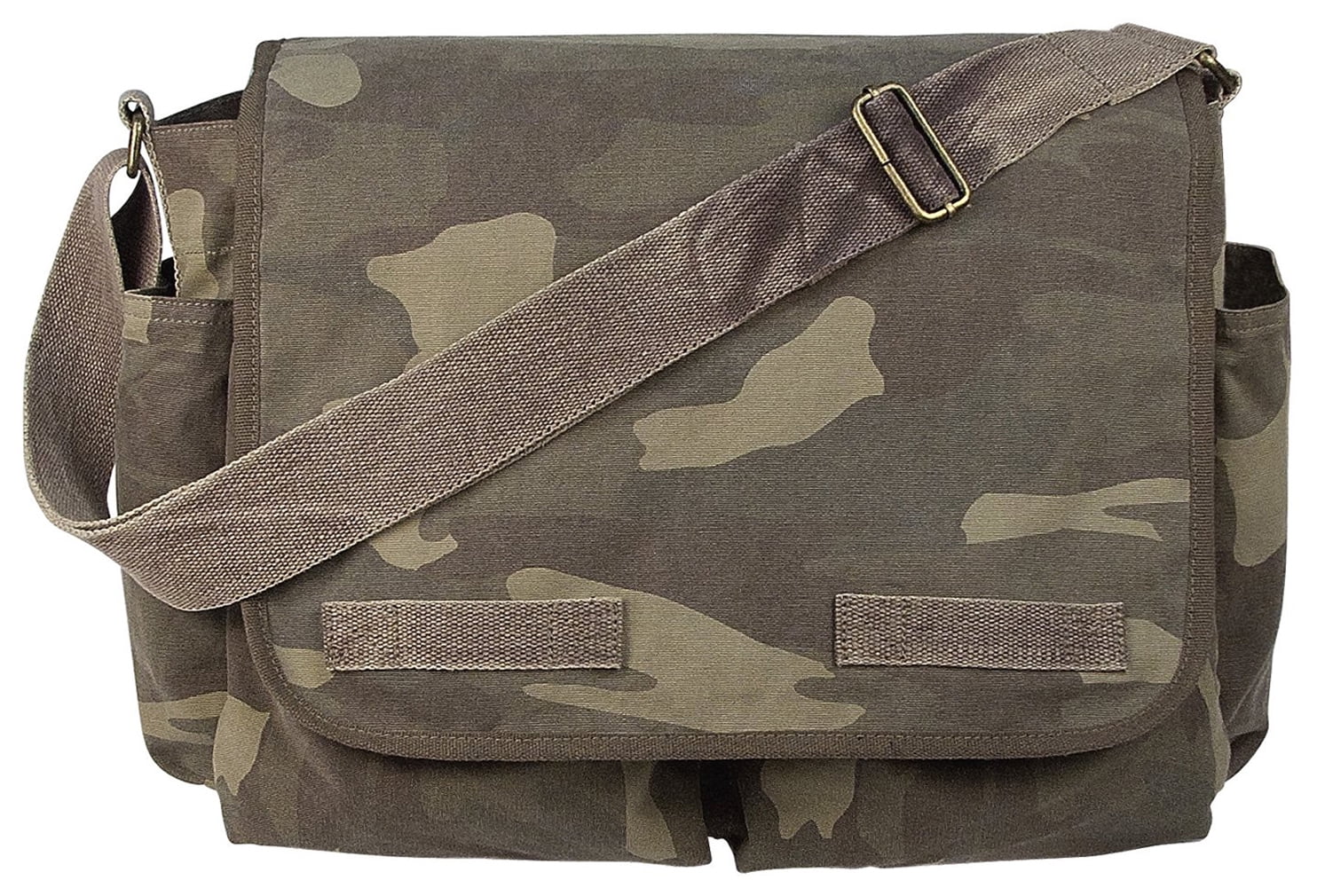 Rothco Vintage Canvas Explorer Shoulder Bag - Olive :: Maxton Men