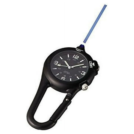 Rothco Clip Watch with Led Light, Black