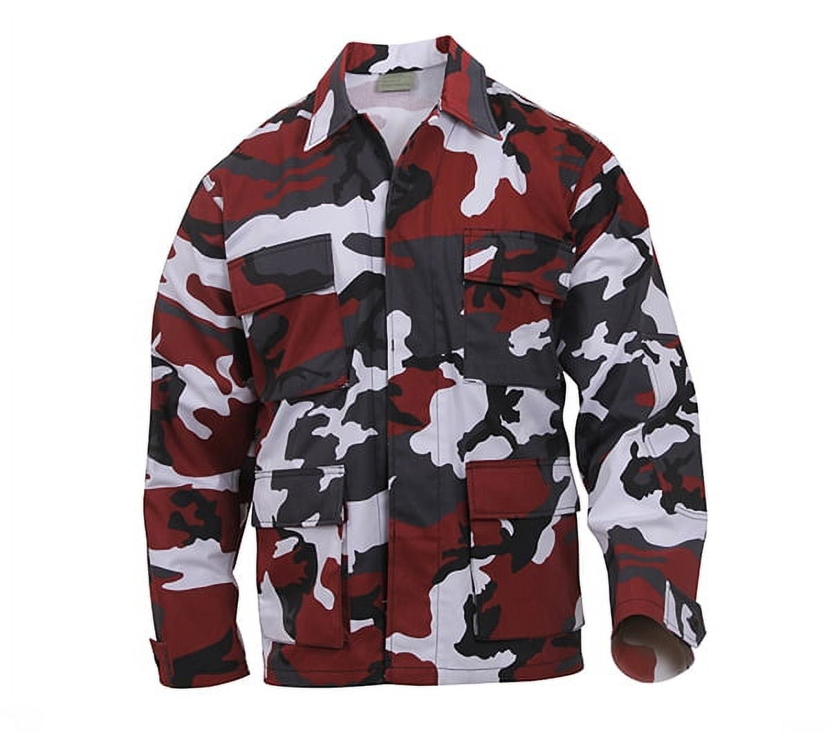 Rothco Color Camo BDU Shirt Red CamoS Small Walmart