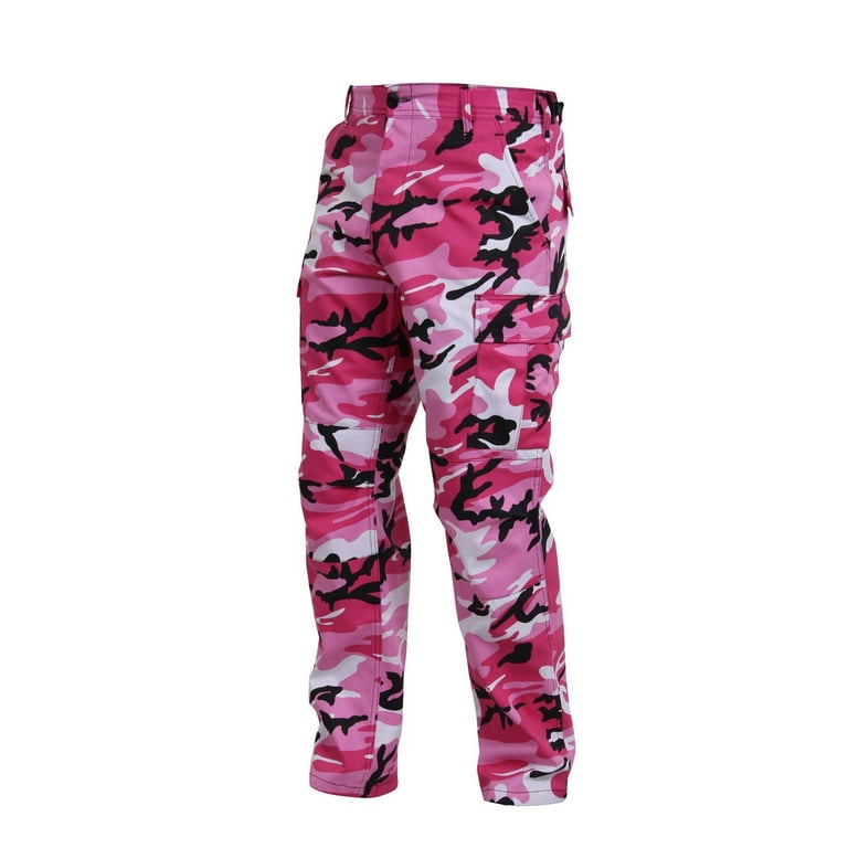 Rothco Color Camo Tactical BDU Pant - Pink Camo, X-Large