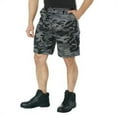 thumbnail image 1 of Rothco Colored Camo BDU Shorts,Black Camo,X-Small, 1 of 2