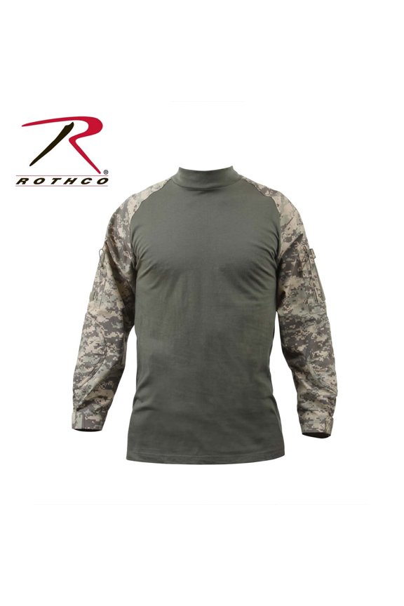 Military FR NYCO Combat Shirt - ACU Digital Camo, Small