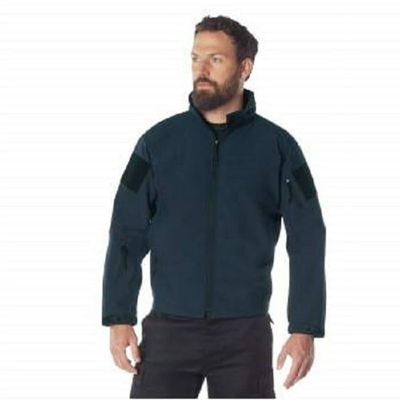 Rothco Covert Ops Lightweight Soft Shell Jacket,Midnight Navy Blue