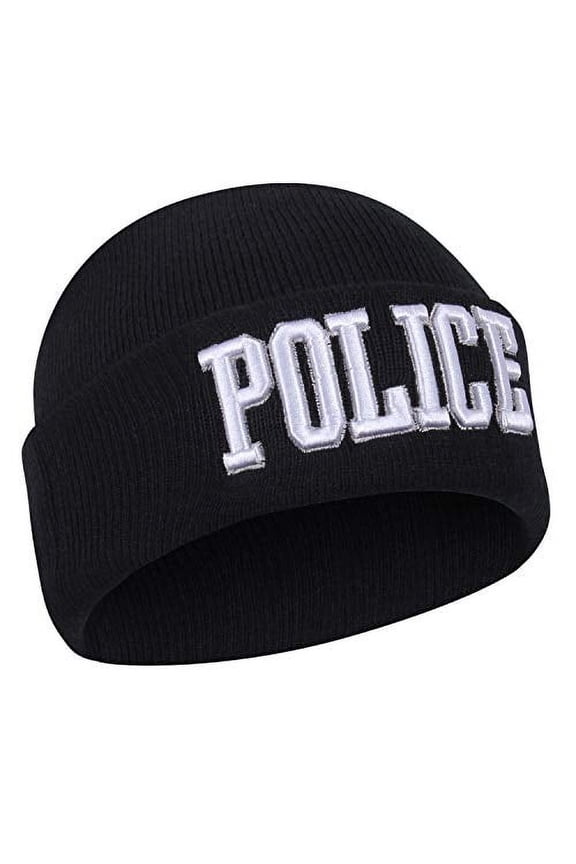 Deluxe Embroidered Watch Cap, Police