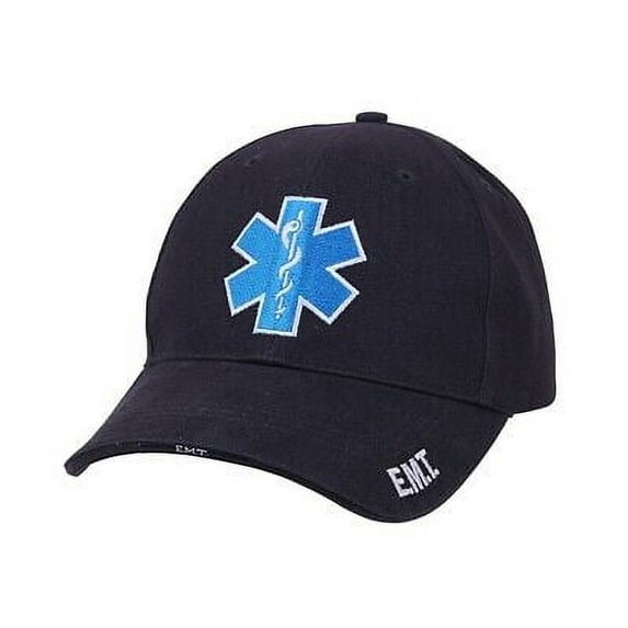 Rothco 14468 Deluxe Star of Life Low Profile Cap, Navy Blue
